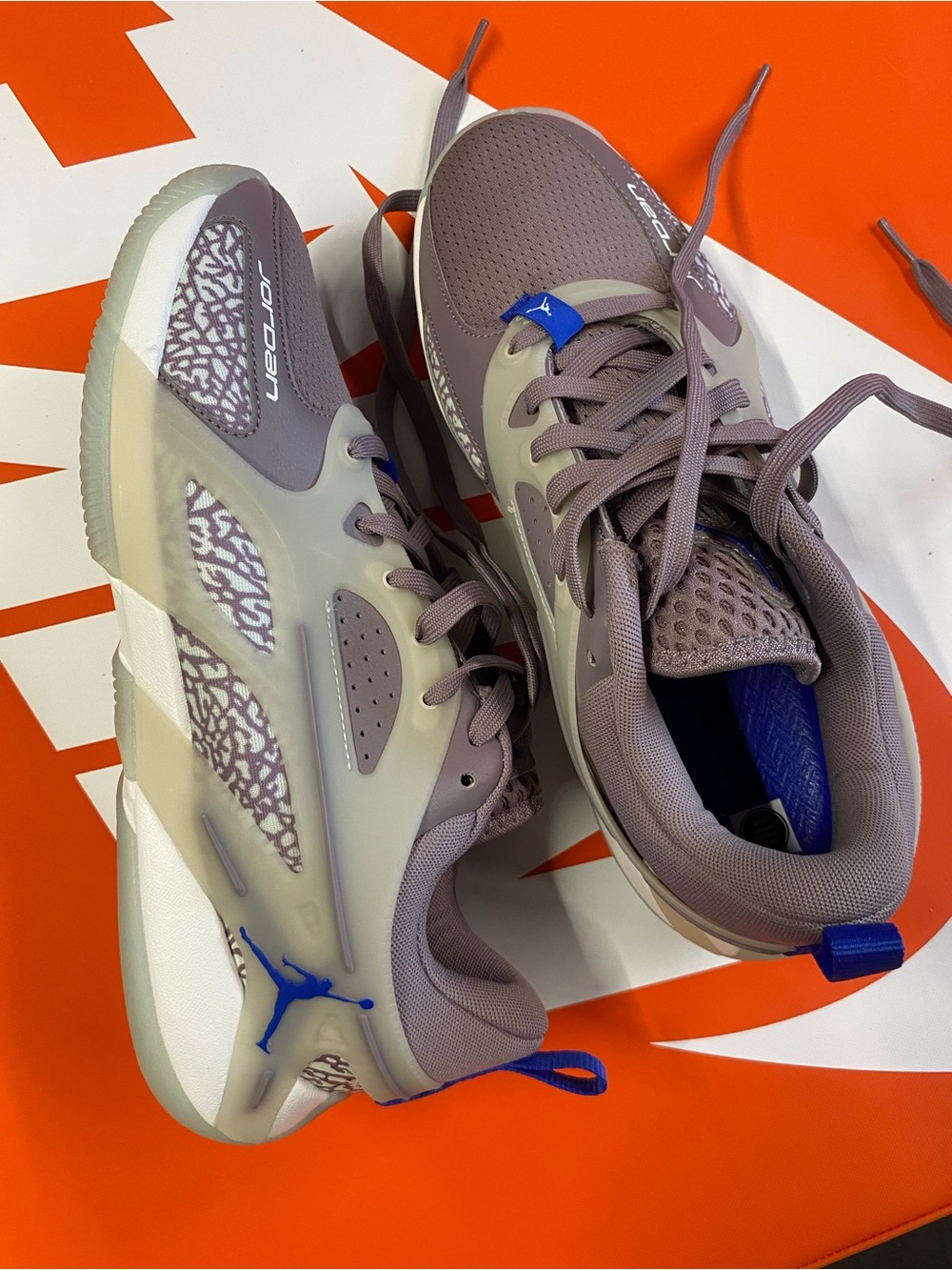 NEW Jordan Heir Purple Smoke/Light Silver Shoes